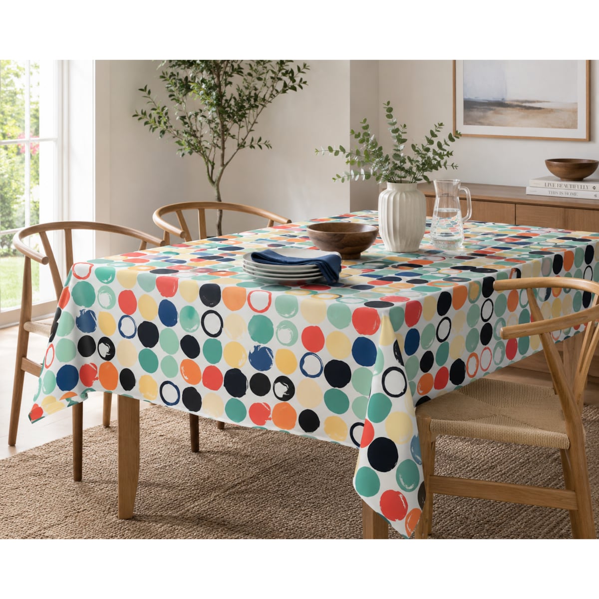 Obrus Drukowany Colourful points 110x160 cm