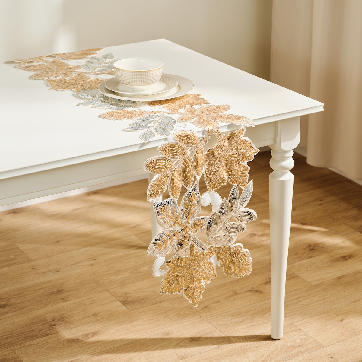 Bieżnik Dekoracyjny Leafisa 35x180 cm
