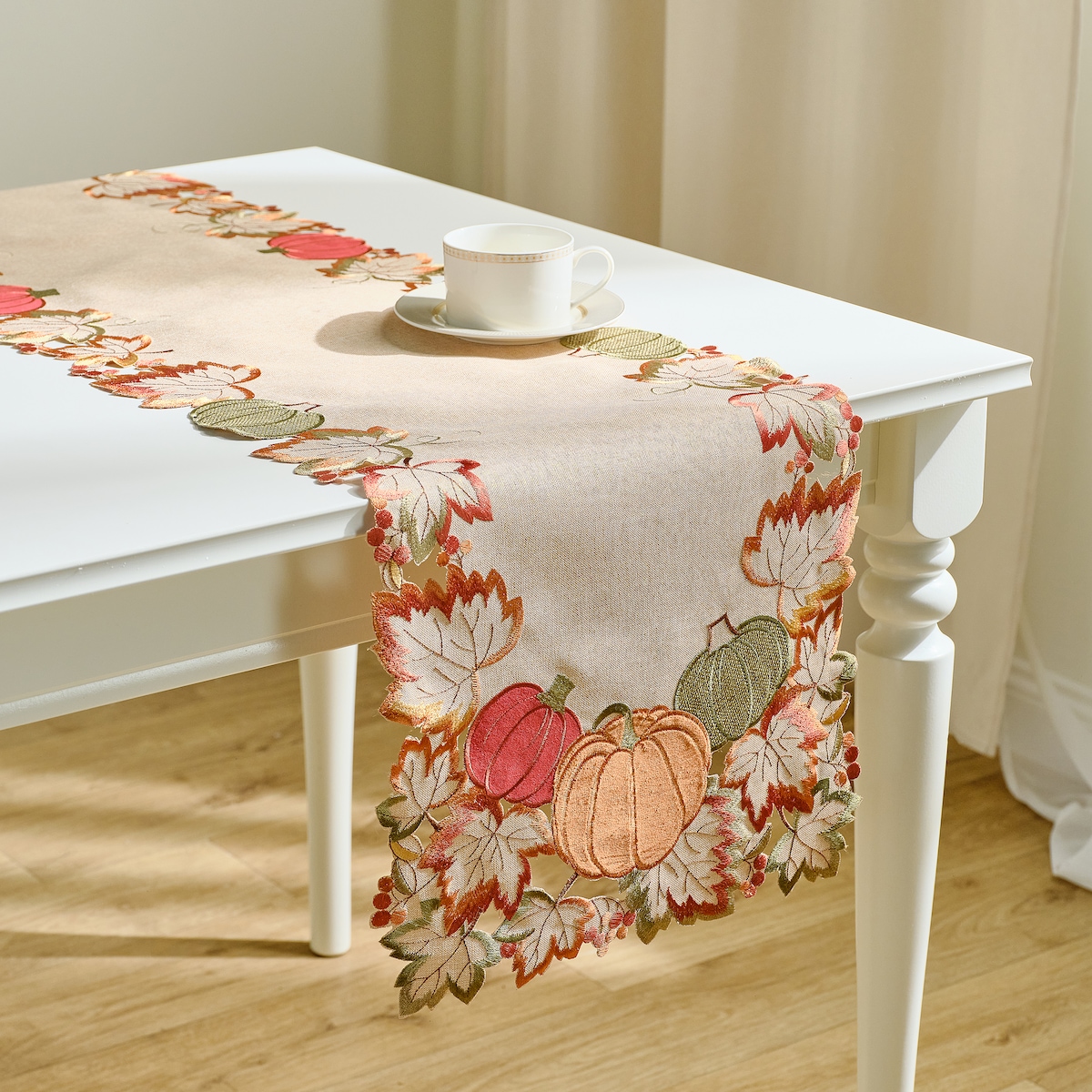 Bieżnik Haftowany Spice latte 38x174 cm