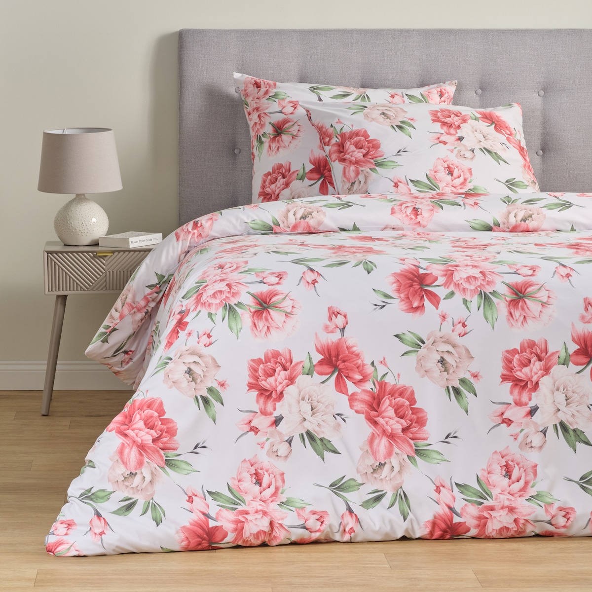 Komplet pościeli z mikrofibry Florissima 160x200 cm z 2 poszewkami 70x80