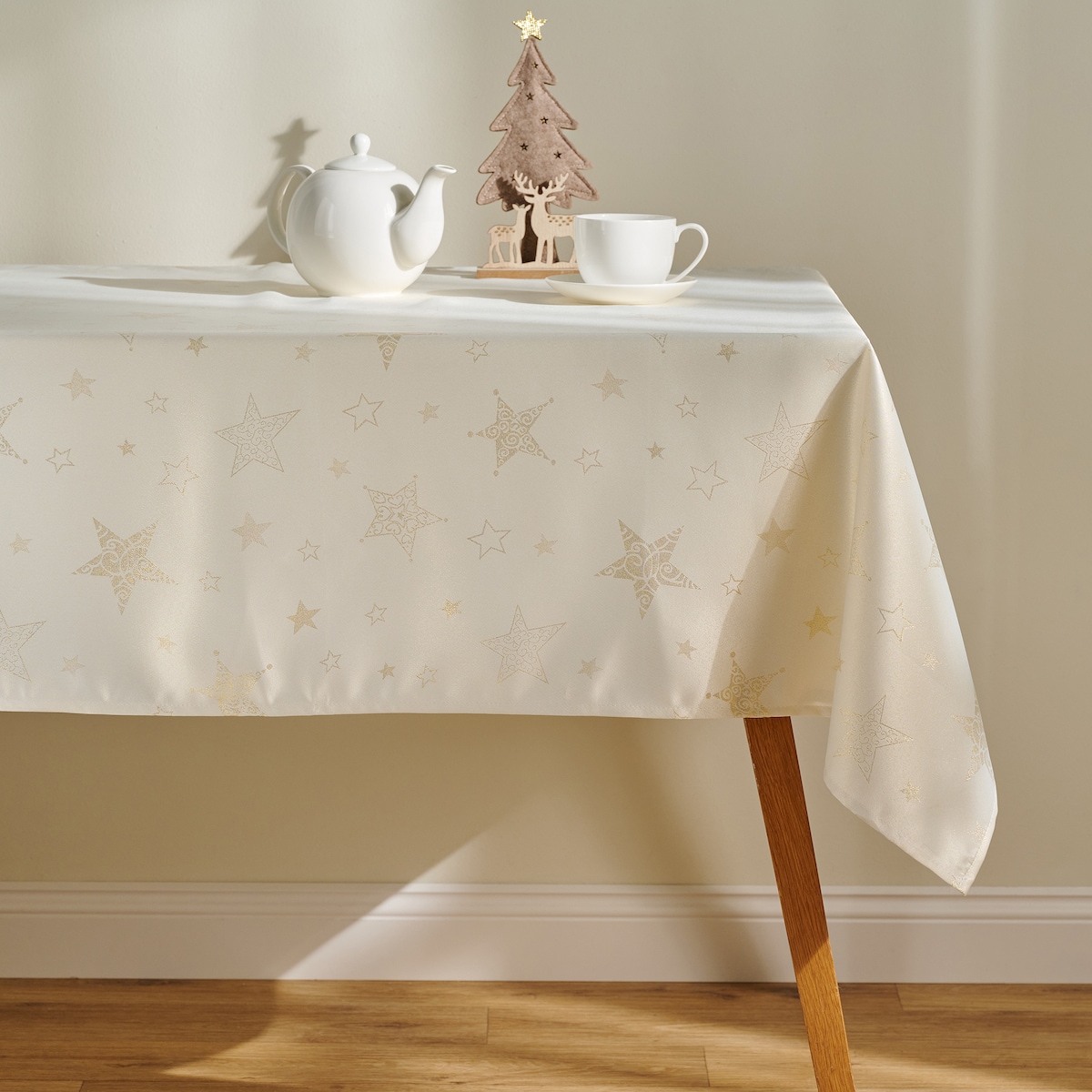 Obrus Żakardowy Shiny christmas 150x300 cm