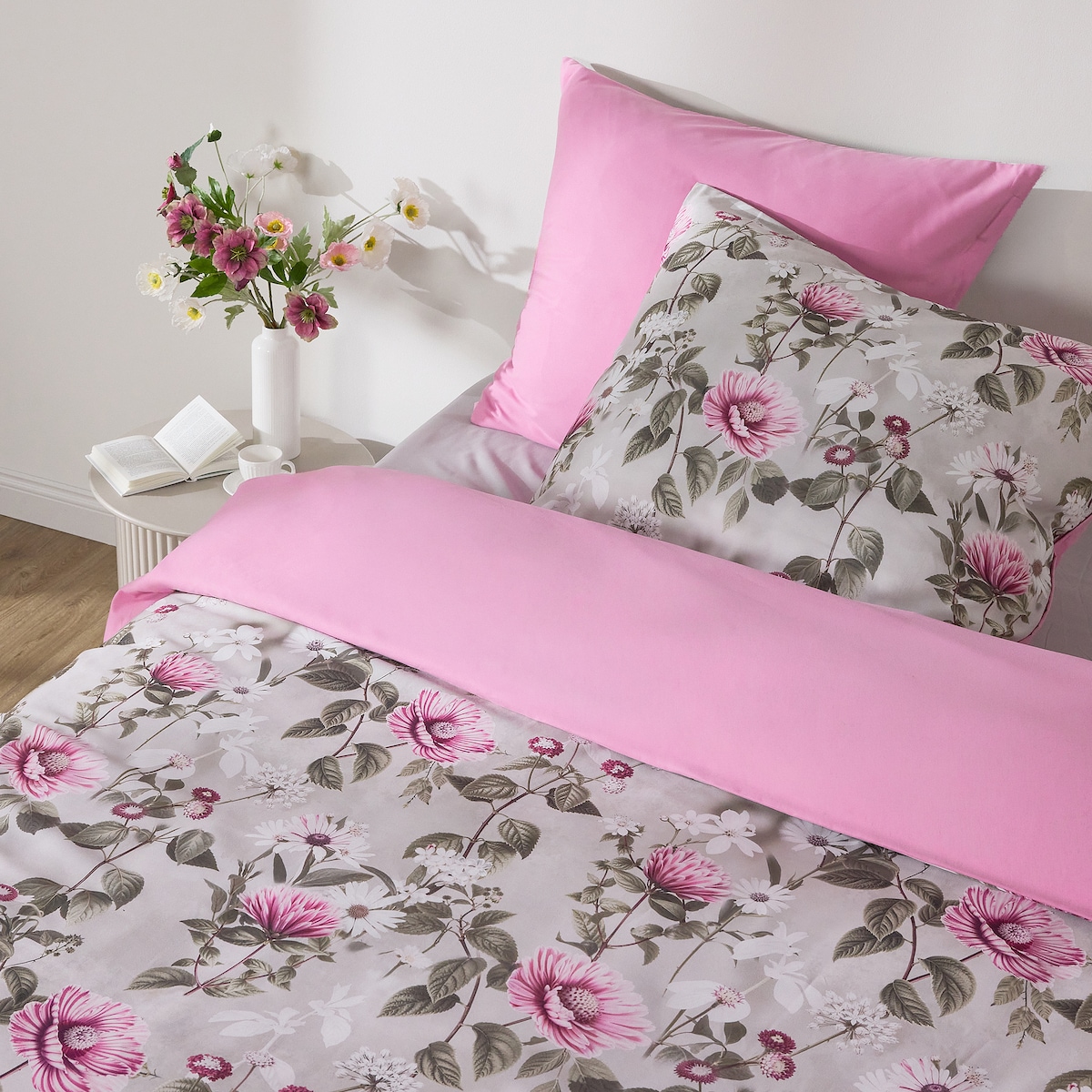 Komplet pościeli z mikrofibry Glen 200x220 cm z 2 poszewkami 70x80